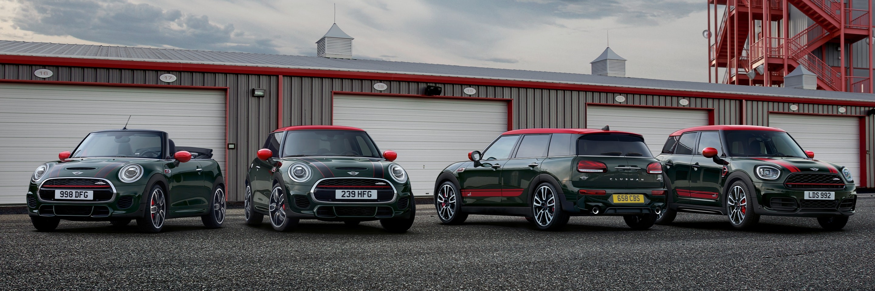 MINI JCW Кабриолет - MINI JCW 3-дверный хэтчбэк - MINI JCW Countryman - MINI JCW Clubman